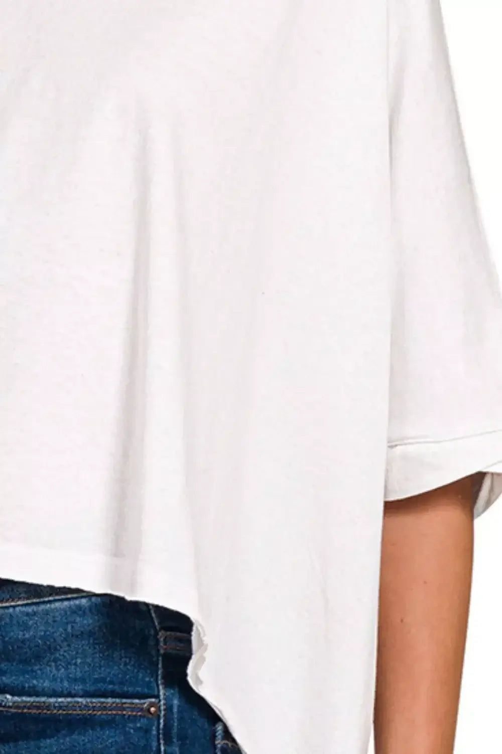 Zenana Premium Cotton Oversized Round Neck Box T-Shirt