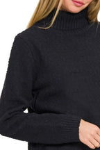Zenana Turtle-neck Long Sleeve Sweater