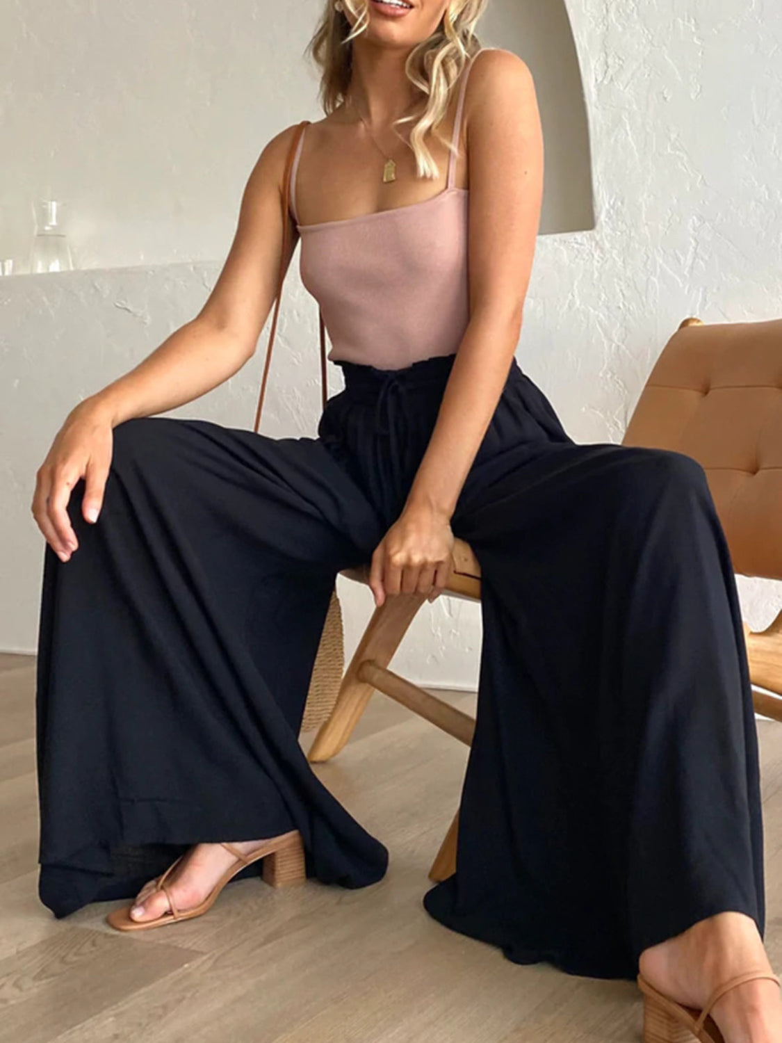 High Waist Wide Leg Pants - felvior