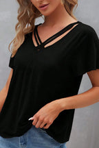 V-Neck Short Sleeve T-Shirt