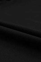 Ruched Puff Sleeve Crew Neck T-Shirt