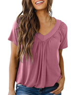 V-Neck Short Sleeve T-Shirt