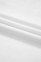 Leopard Patchwork Crochet Lace Trim Puff Sleeve T Shirt