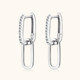 925 Sterling Silver Moissanite Earrings - felvior