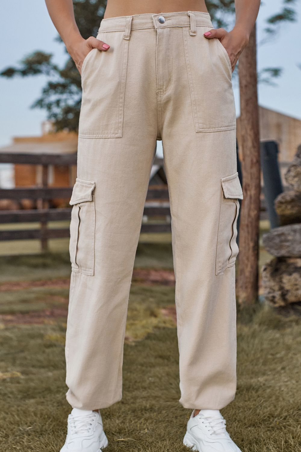 Long Jeans with Pocket - felvior