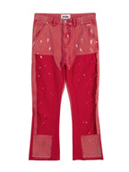 Men's Contrast Washed Bootcut Jeans