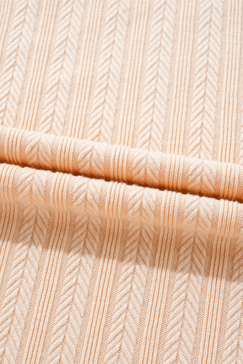 Textured Button Front Wide Leg Cap Sleeve Jumpsuit