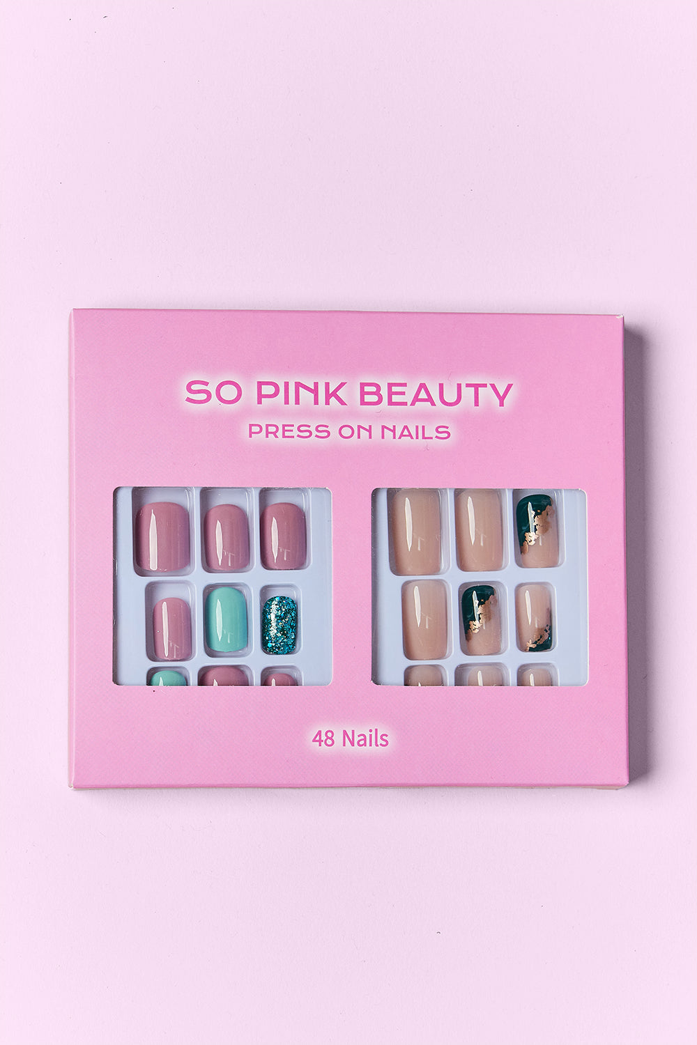 SO PINK BEAUTY Press On Nails 2 Packs - felvior