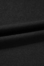 Side Slit Round Neck Long Sleeve Sweatshirt