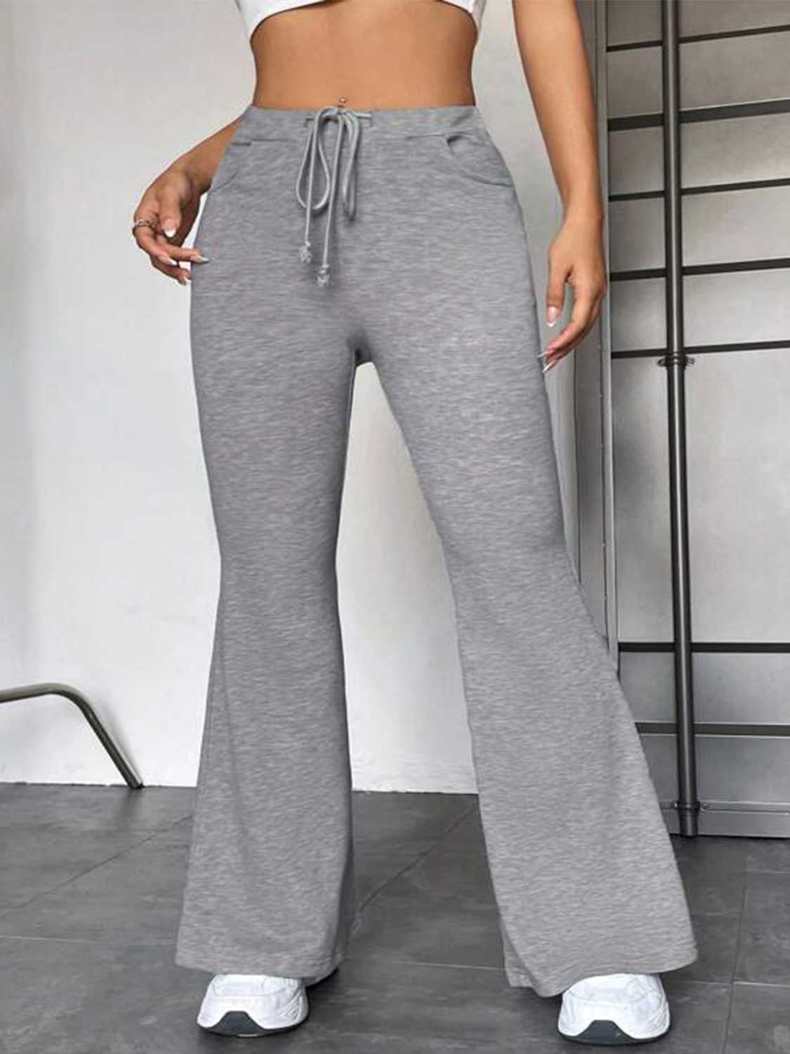 Drawstring Sweatpants with Pockets - felvior