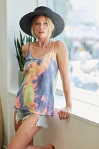 BiBi Tie Dye French Terry Knit Cami