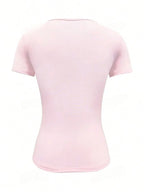 Round Neck Short Sleeve T-Shirt