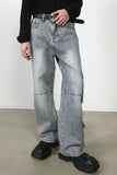 Men's Mid Rise Baggy Jeans - felvior