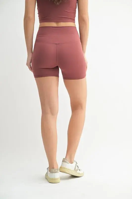 MONO B Venice Cloud Light Contour Biker Shorts