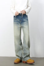 Men's Loose Fit Jeans with Pockets