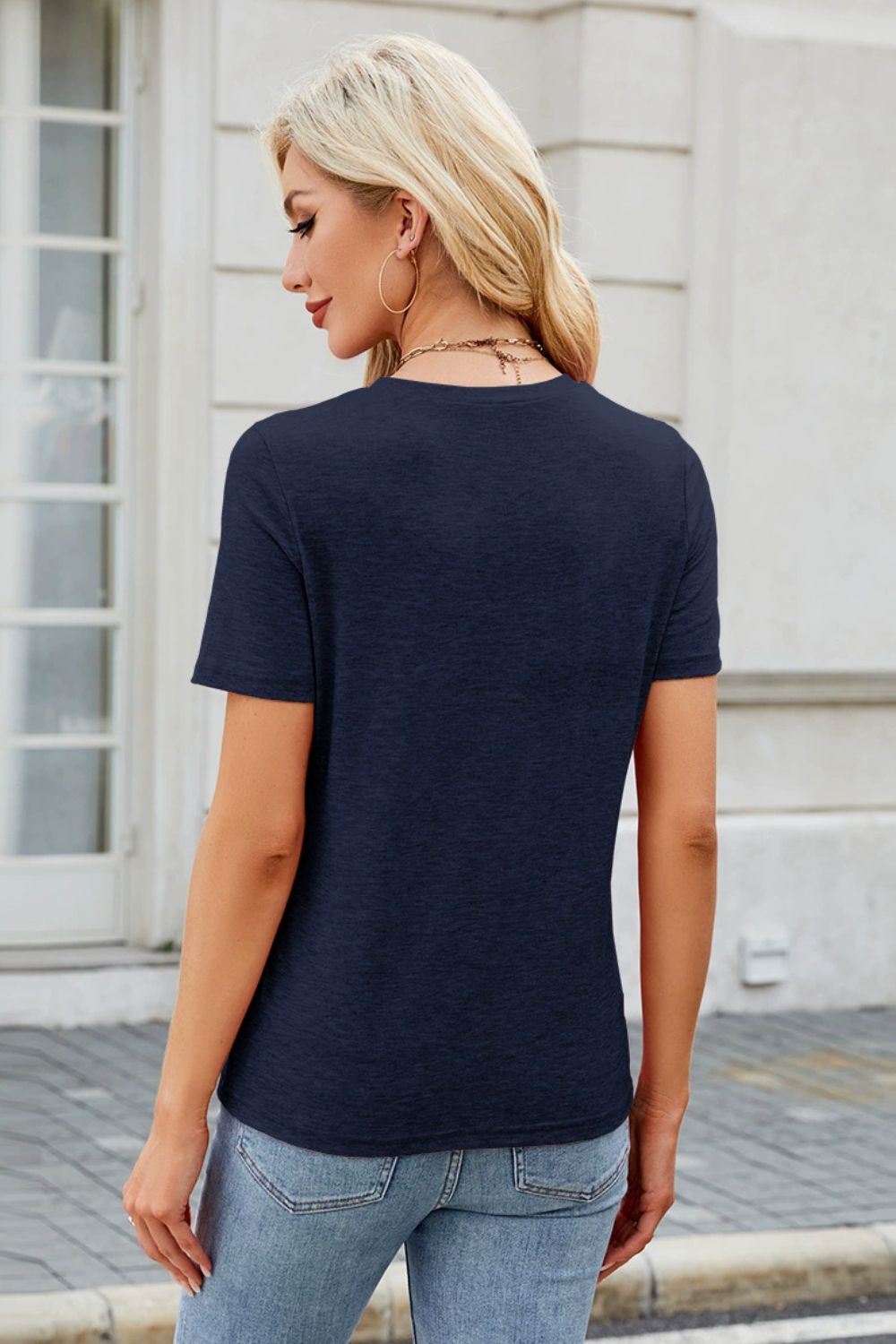 Round Neck Short Sleeve T-Shirt