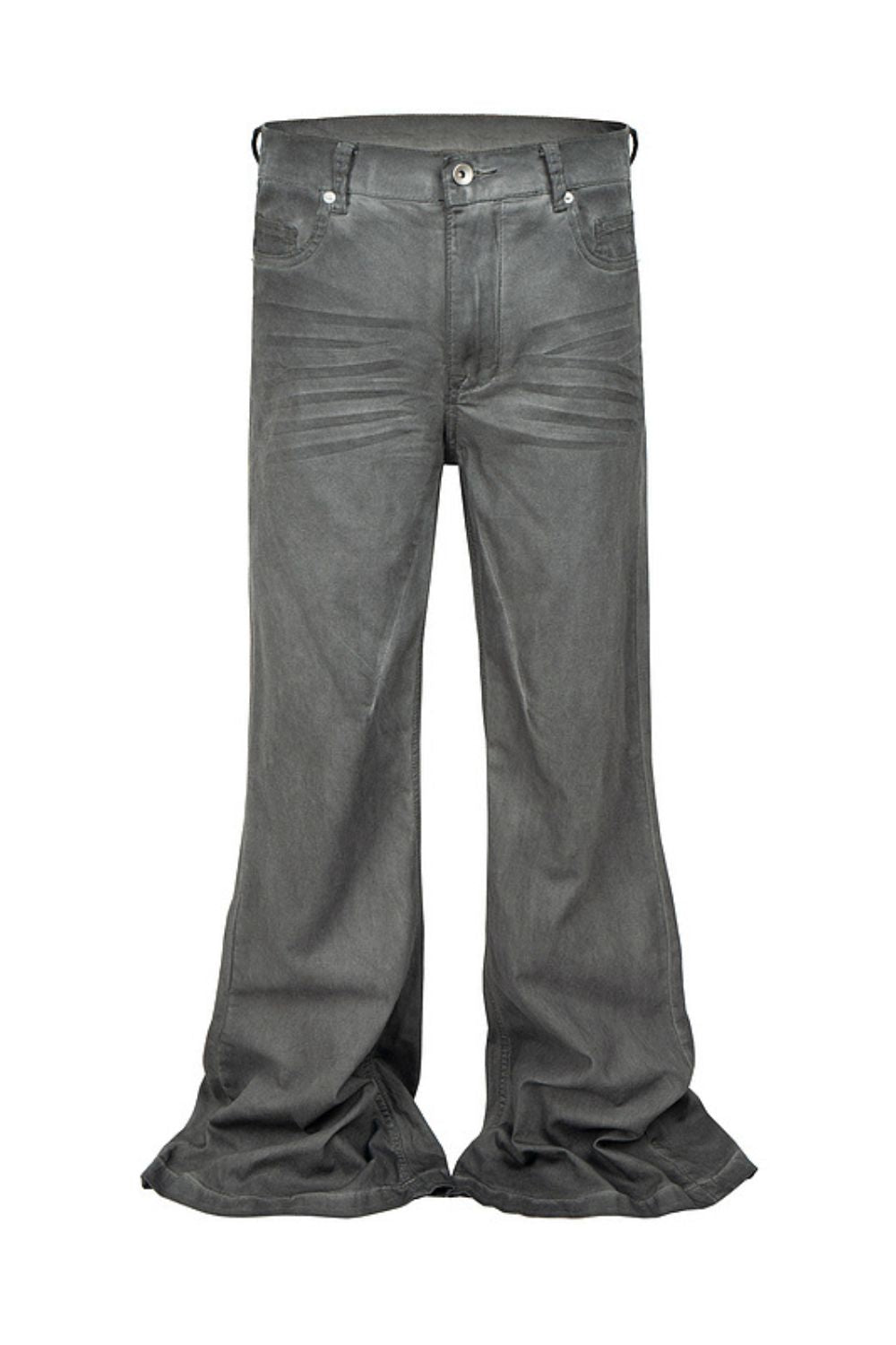 Men's Washed Flare Jeans - felvior