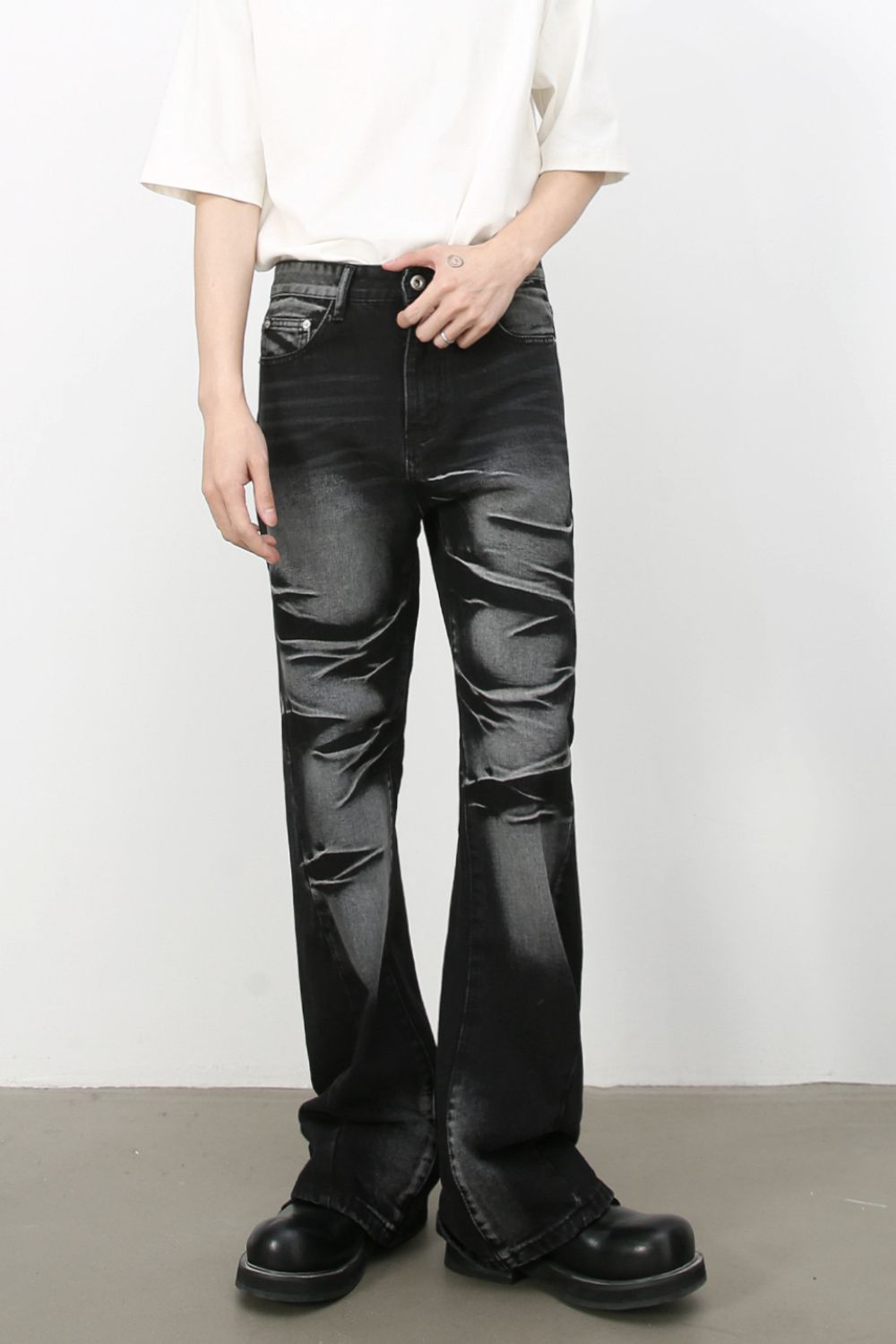 Men's Bootcut Jeans with Pockets Zweitbild