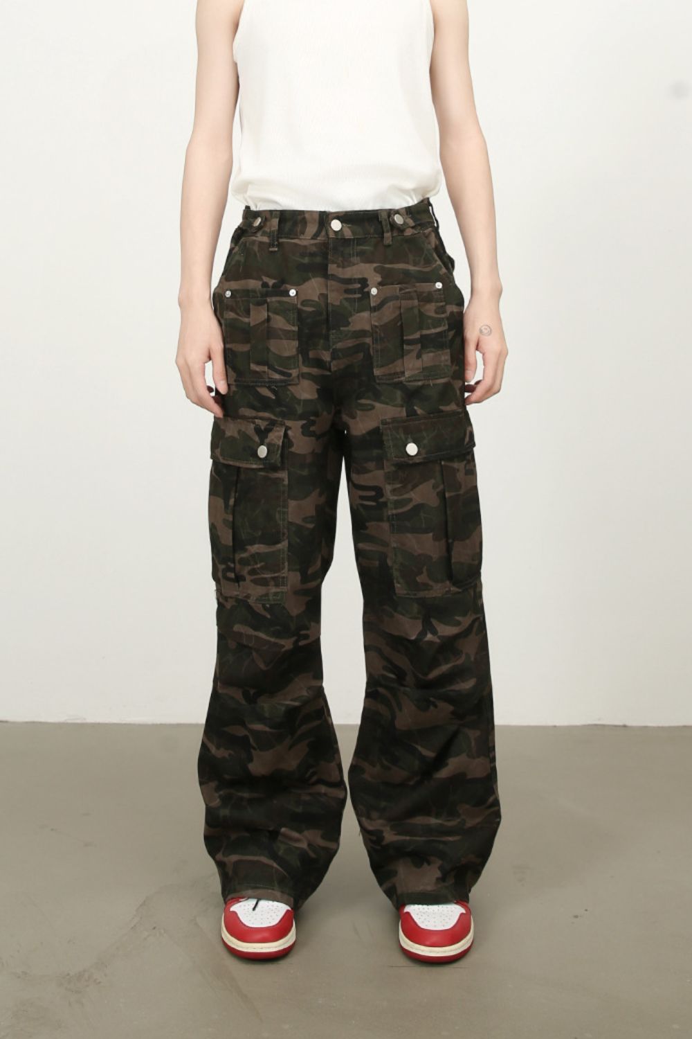 Men's Camouflage Jeans with Cargo Pockets Zweitbild