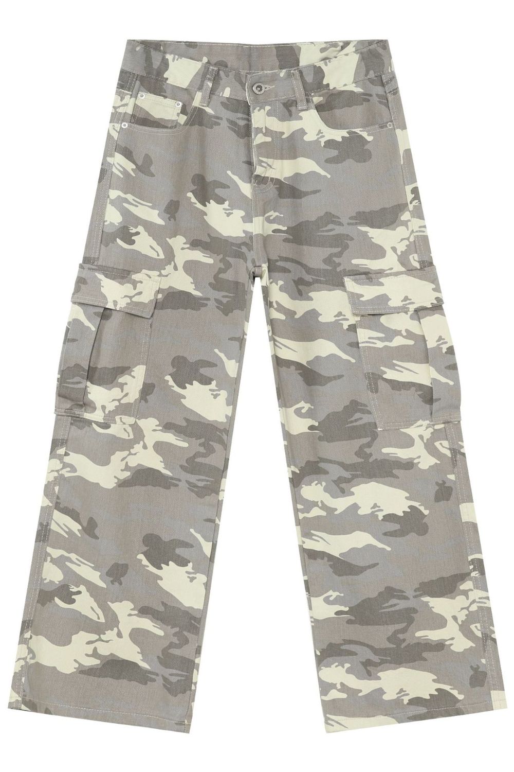 Men's Camouflage Jeans with Pockets