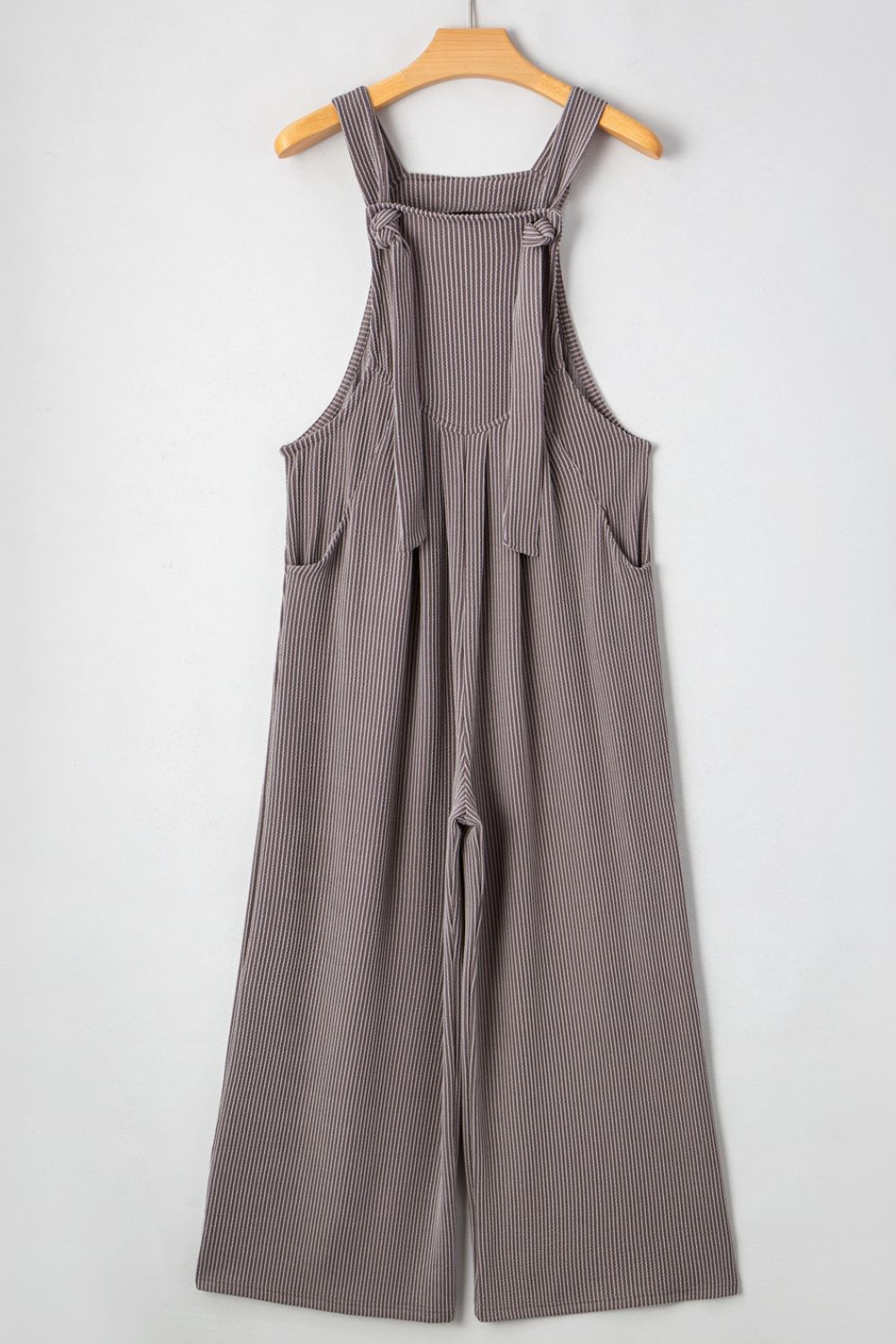 Corded Adjustable Straps Wide Leg Loose Overalls