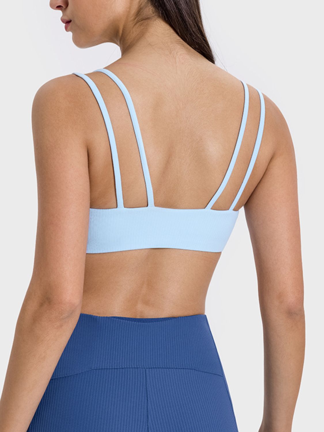 Millennia Scoop Neck Double Strap Active Cami - felvior