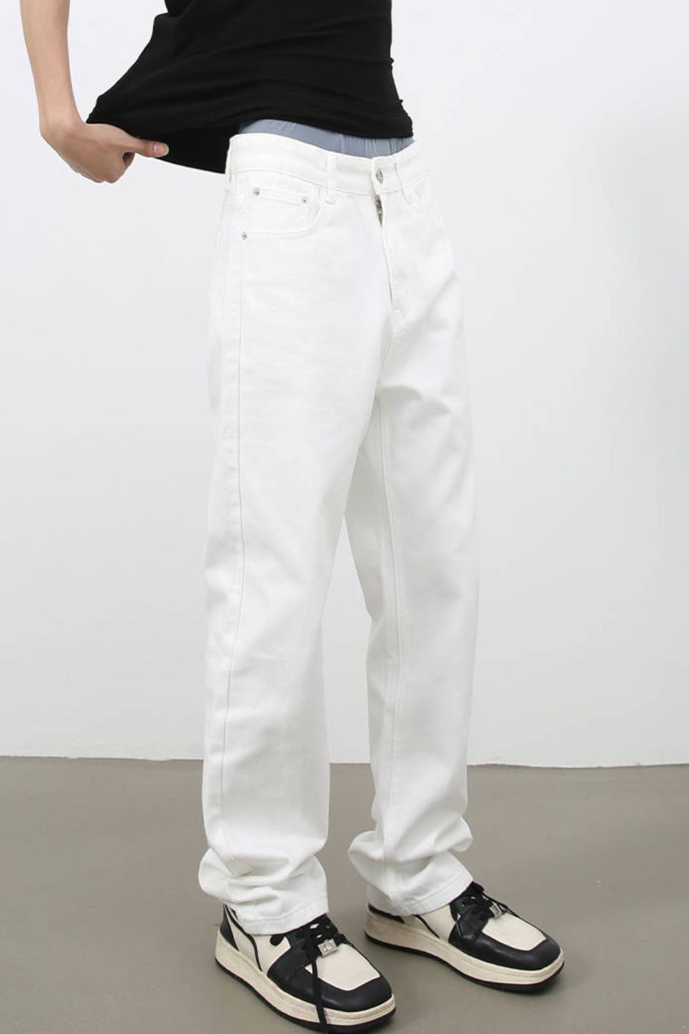 Men's Mid Rise Jeans with Pockets Zweitbild