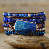 Alloy Bead Braided Bracelet - felvior