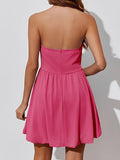 Ruched Tube Mini Dress - felvior
