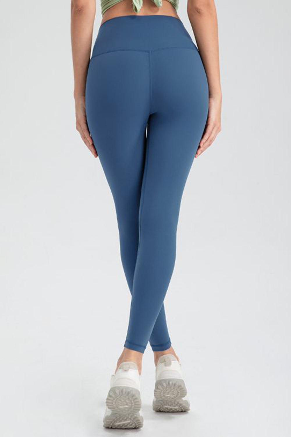 Wide Waistband Slim Fit Active Leggings - felvior