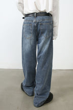 Men's Mid Rise Jeans with Pockets