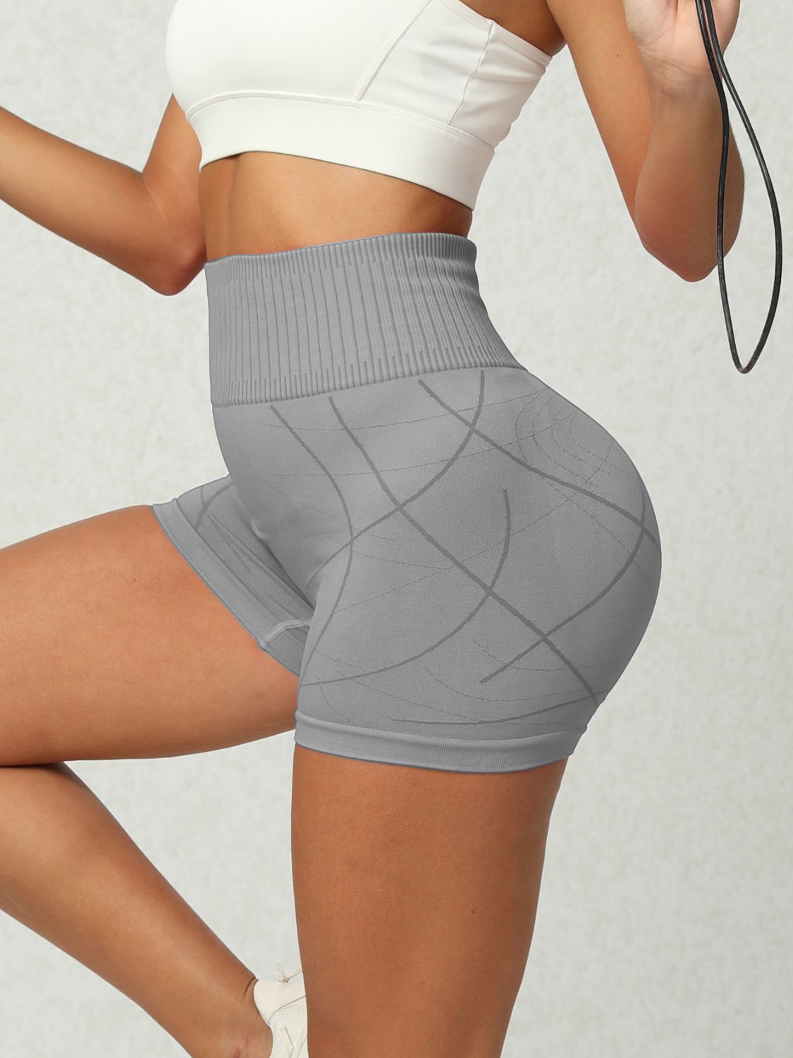 High Waist Active Shorts - felvior