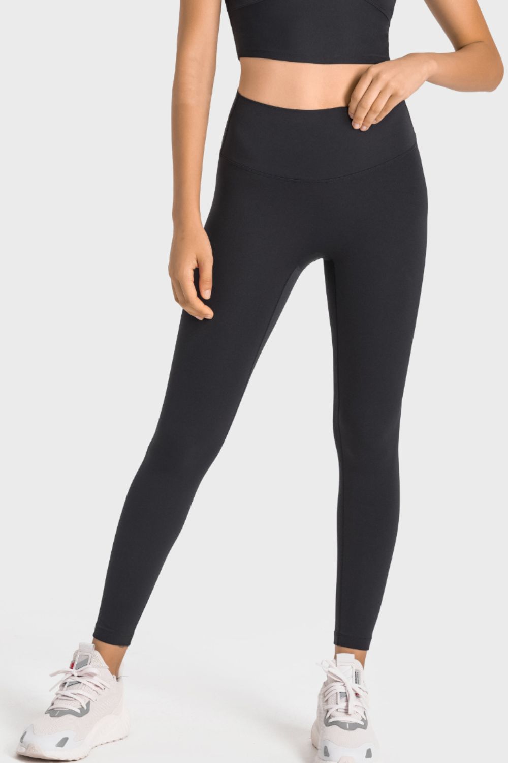 Millennia High-Rise Wide Waistband Yoga Leggings - felvior