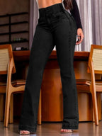 High Rise Bootcut Jeans