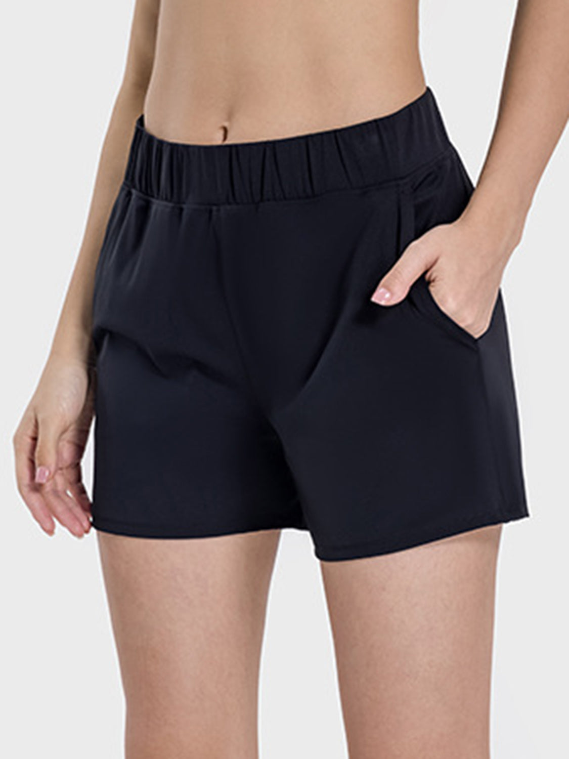 Millennia Elastic Waist Active Shorts - felvior