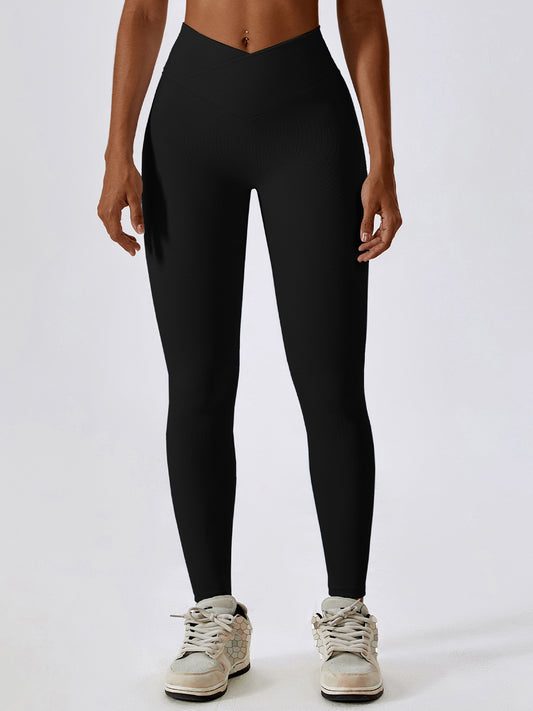 Basic Bae Wide Waistband Active Leggings - felvior