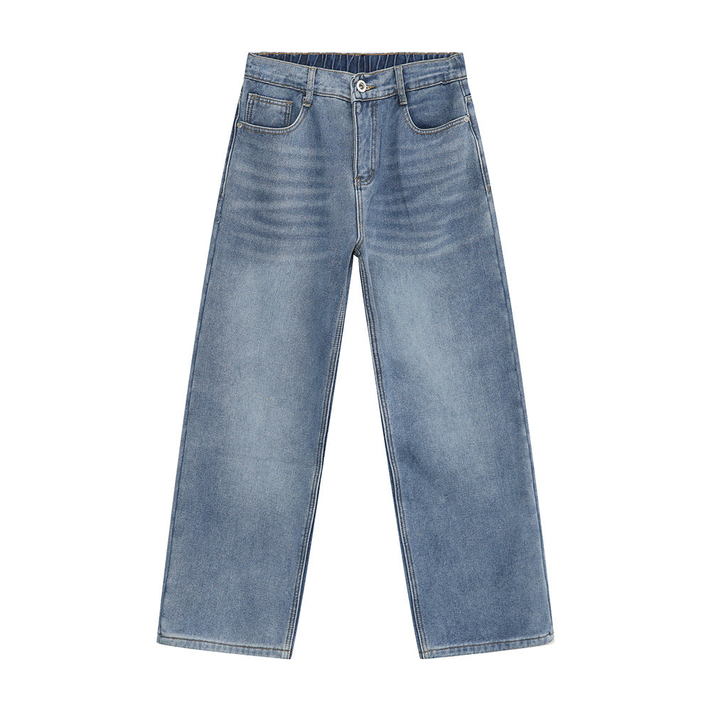 Men's Baggy Jeans with Pockets - felvior