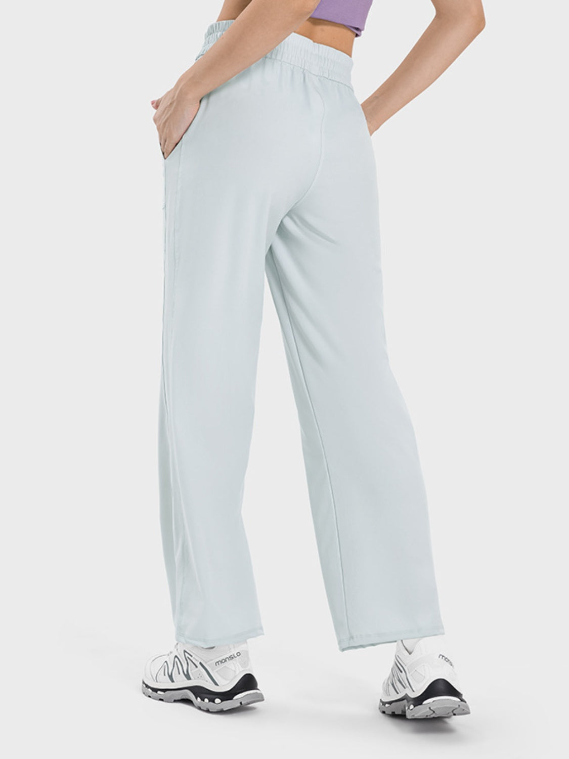 Millennia Drawstring Pocketed Active Pants - felvior