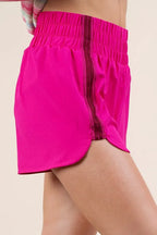 VERY J Striped Trim Detail Activewear Shorts