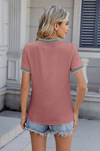 Round Neck Short Sleeve T-Shirt
