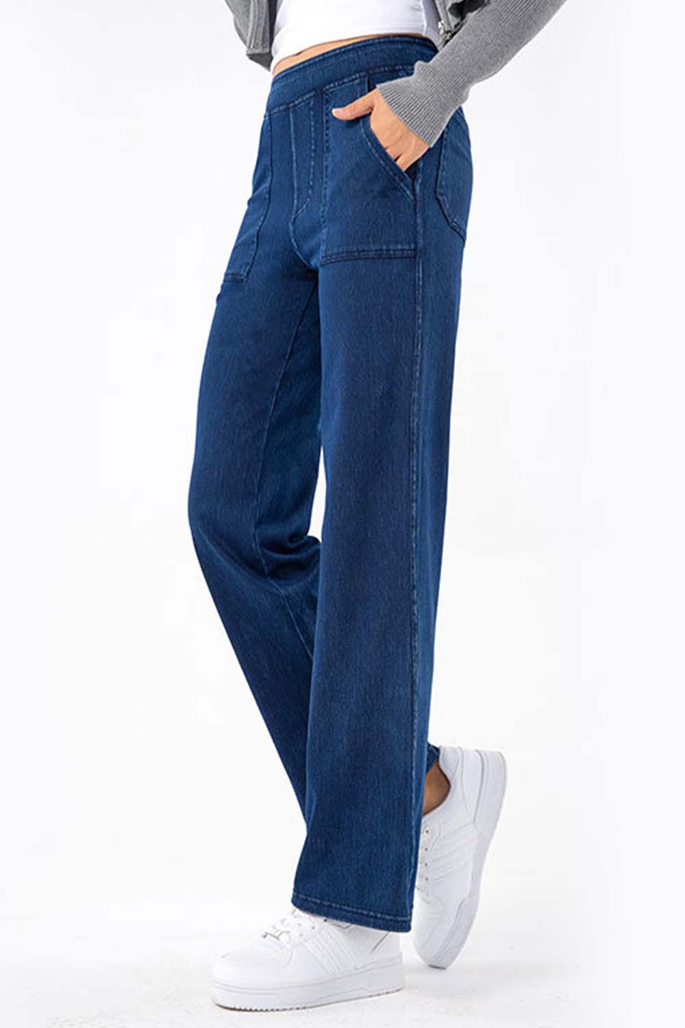 Pocketed Long Jeans - felvior