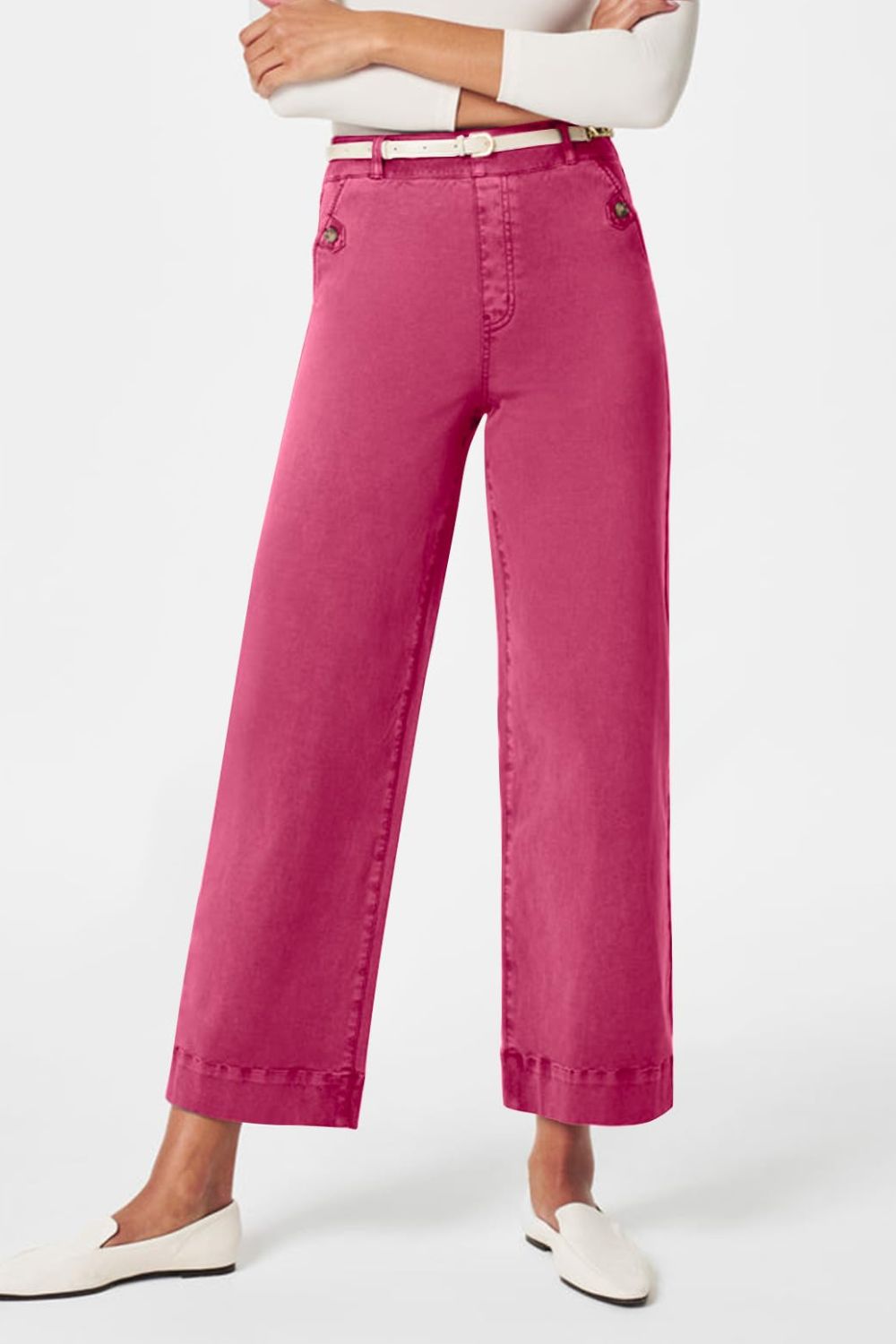 High Waist Jeans with Pockets - felvior