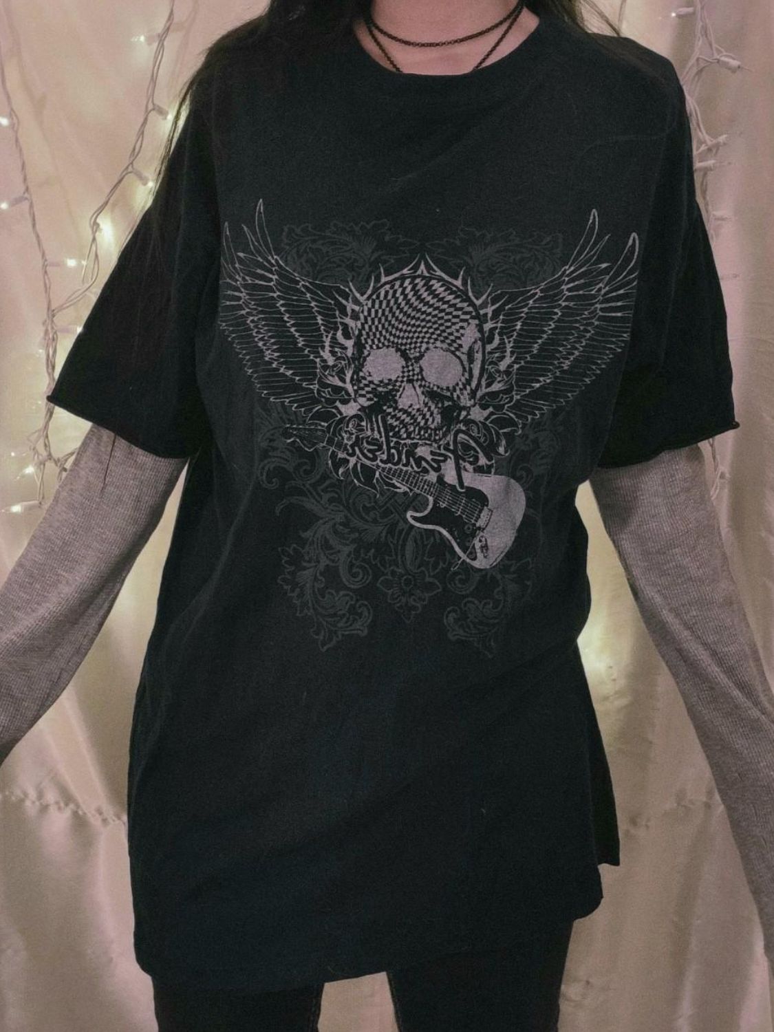 Graphic Round Neck Short Sleeve T-Shirt Image principale du produit