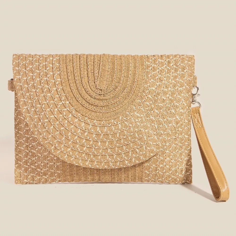 Fame Tight Woven Envelope Clutch Bag Secondary image