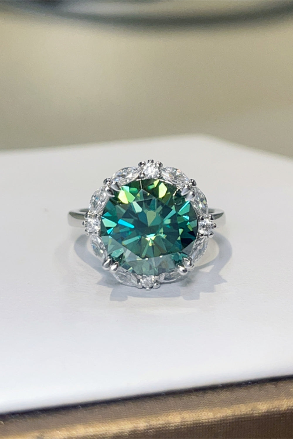 5 Carat Moissanite 925 Sterling Silver Ring - felvior