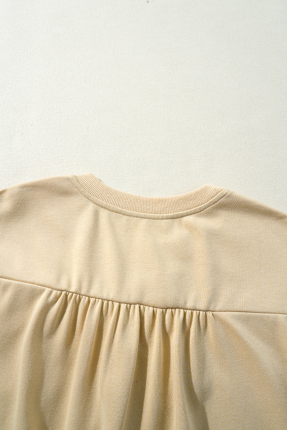 Bow Ruffled Round Neck Cap Sleeve Blouse