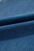 Adjustable Tie Straps Wide Leg Denim Overalls