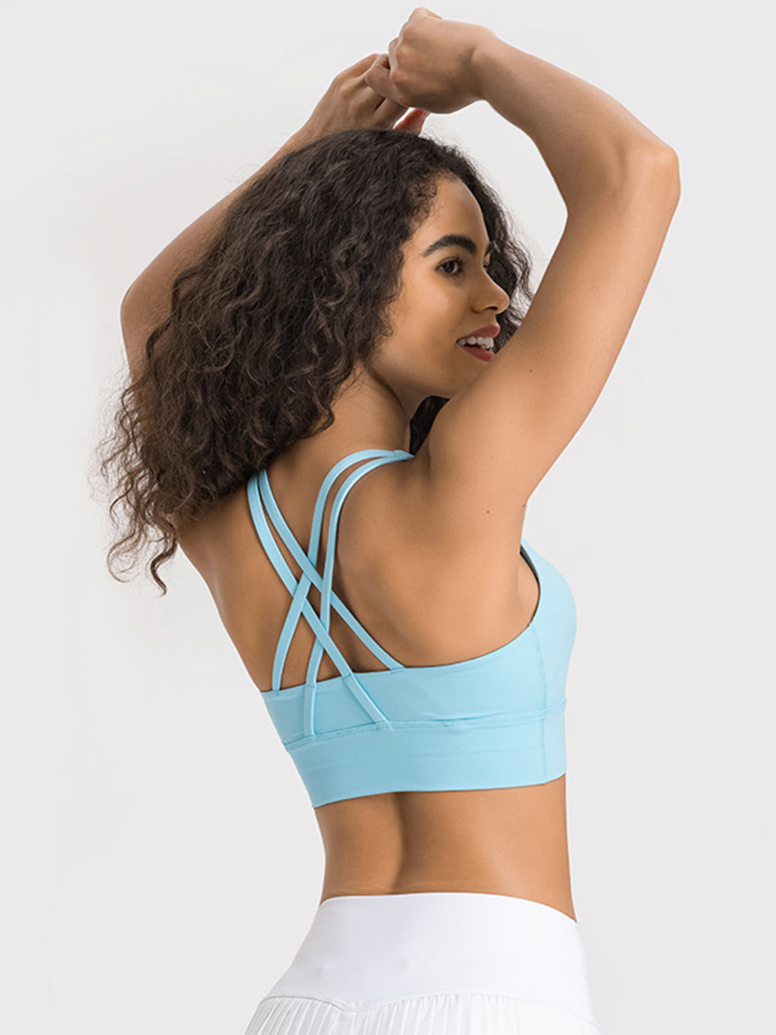Millennia Crisscross Scoop Neck Active Tank - felvior