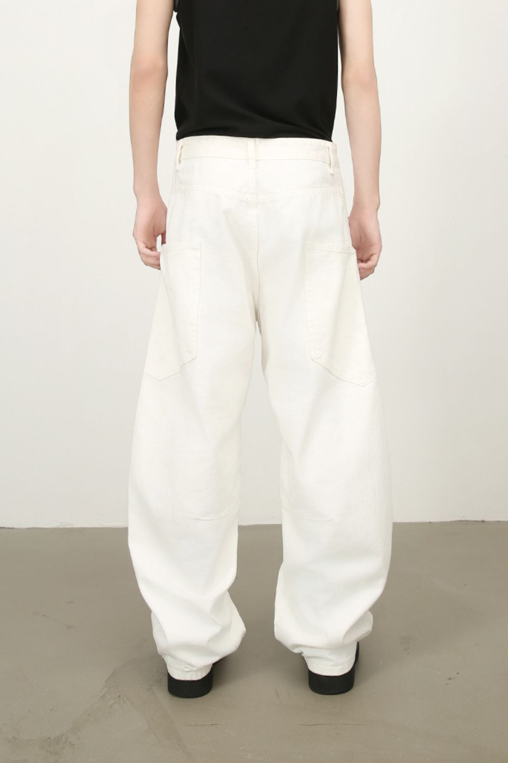 Men's Mid Rise Wide Leg Jeans - felvior