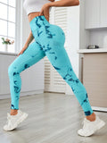 Printed High Waist Active Leggings - felvior
